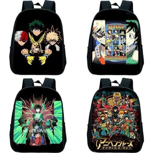 Child My Hero Academia Backpack Kids All Might Kindergarten Schoolbag Deku Primary Bookbag Rucksack Children Back to School Gift