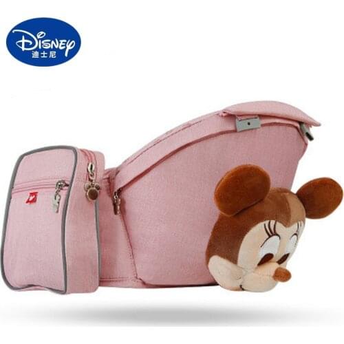Disney Minnie Mickey Baby Carrier Newborn Outing Seat Portable Lumbar Stool Fashionable Multifunctional Practical Lumbar Stool