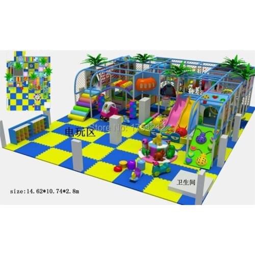 Custom-made Electronic Indoor Soft Playground CE Certificated Play Ground Indoor HZ-41108a