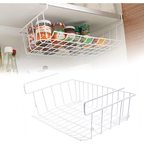 Kitchen Multifunctional Storage Rack Home Storage Basket Under Cabinet Storage Shelf Basket Wire Rack Organizer Storage