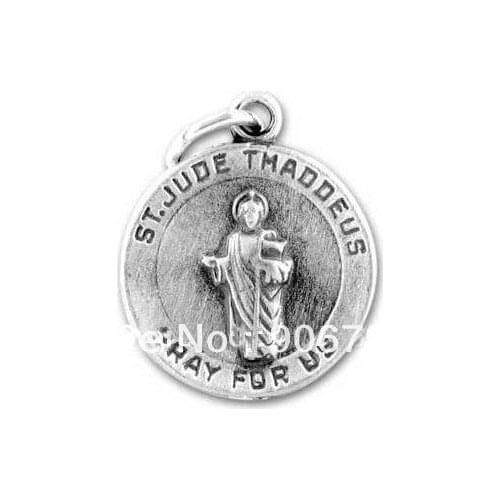 Small Satin Finish St Jude Thaddeus charm good jewelry