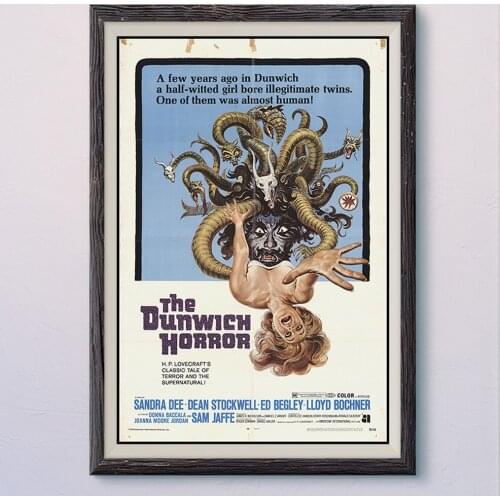 N412 THE DUNWICH HORROR Vintage Classic Movie Wall Silk Cloth HD Poster Art Home Decoration Gift