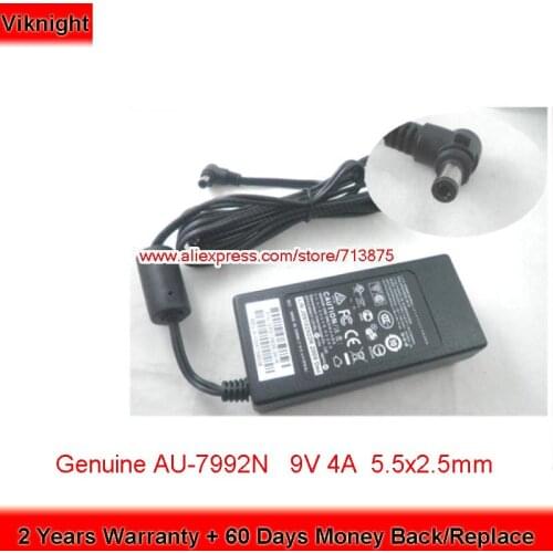 Genuine 9V 4A AU-7992N CPS10936-3K-R AU1360903N UP036C1090 CPS10936-3B Power Supply for VERIFONE VX520 VX670 VX680 POS MACHINE