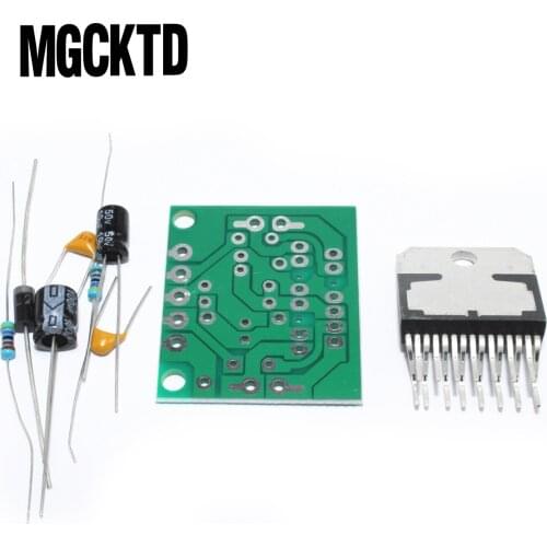 TDA7297 amplifier board spare parts dc 12v grade 2.0 dual audio encoding 15w electronic diy kit
