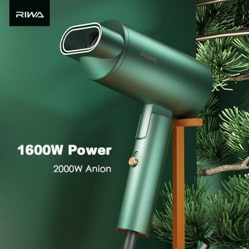 1600W Professional Electric Hair Dryer Strong Wind Salon Portable Dryer Hot & Cold Air Wind Anion Hammer Blower Dry Foldable