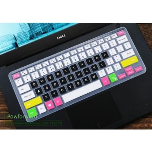 Laptop Silicone keyboard cover skin for Dell Latitude 3490 3480 3379 5370 5370 7370 7380 Ins14 7460 7466 Inspiron 5000/7000