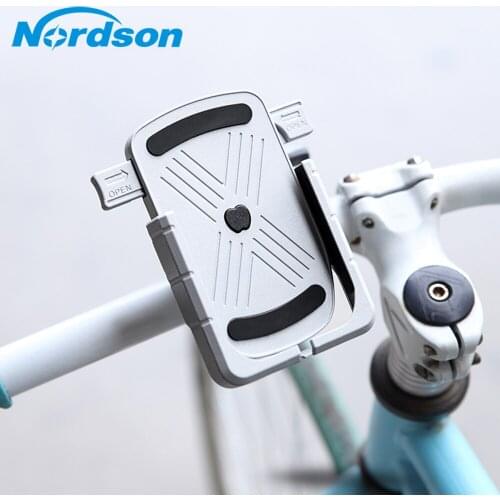 360 Degree Universal Metal Bike Motorcycle Motorbike Mirror Handlebar Smart Phone Holder Stand Mount For iPhone Xiaomi Samsung 4