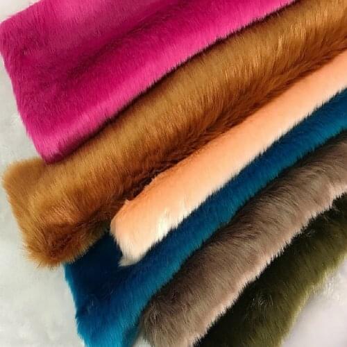 Thickened imitation rabbit fur fur plush fabric clothing cabinet table cloth fur collar carpet decoration short plush fox hair