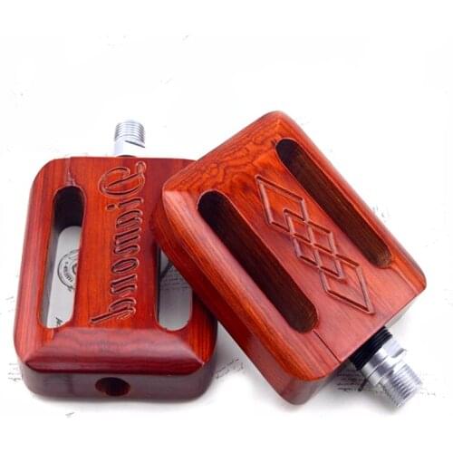 Bicycle Pedal Vintage Bike Pedal Wood Pedal Bicycle Pedal Accessories