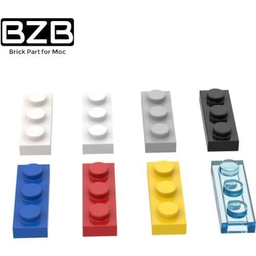 10PCS Bricks 3623 1 x 3 Compatible Assembles Particles Plate For Building Blocks Parts DIY story Educational Creatives Gift Toys