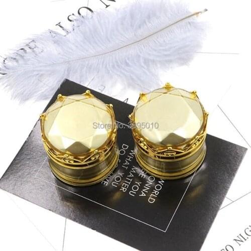 20g Golden Cream Bottles High-end Eye Cream Pack Cosmetics Capacity Crown Shape Bank F652