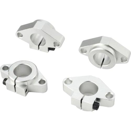 4pcs SHF8 SHF10 SHF12 SHF13 SHF16 SHF20 SHF25 SHF30 SHF35 linear Rod rail shaft support CNC Router3D printer Parts winding shape