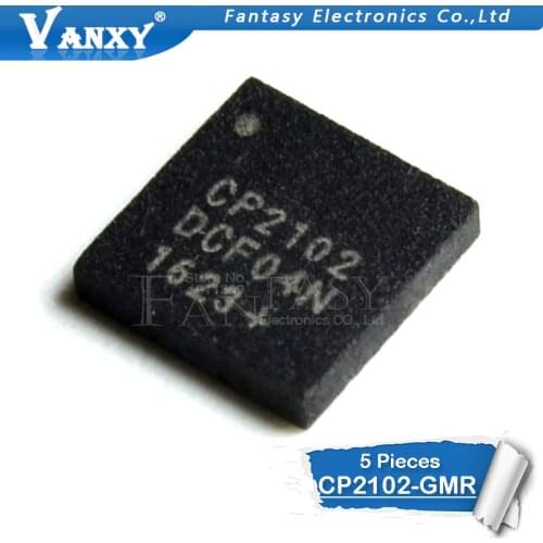 5PCS CP2102-GMR QFN Silicon SILABS CP2102 QFN28 SINGLE-CHIP USB TO UART BRIDGE new and original