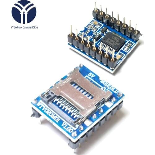 1PCS WTV020 WTV020-SD WTV020SD-20SS Mini SD Card MP3 Sound Module For PIC WTV020-SD-16P