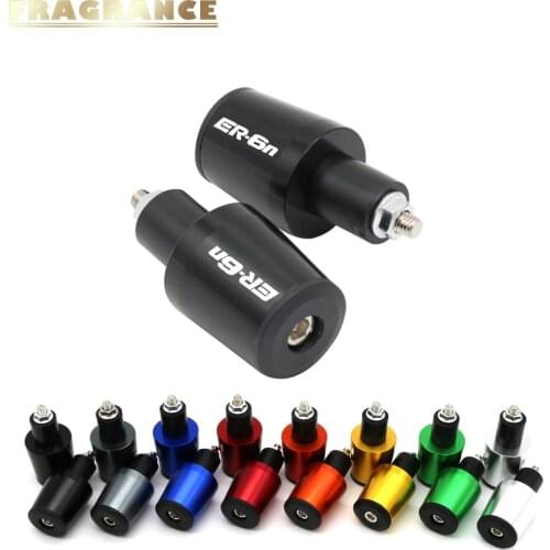 Motorcycle Accessories 7/8'' 22MM Handlebar Grips Handle Bar Cap End Plugs For KAWASAKI ER6N ER-6N 2009- 2014-2015 Accessories
