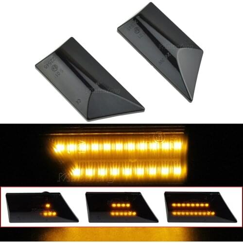 Car Dynamic Side Fender Marker Repeater Blinker Turn Signal Lights Lamp For Opel Vectra C 2002-2008 Signum 2003-2008