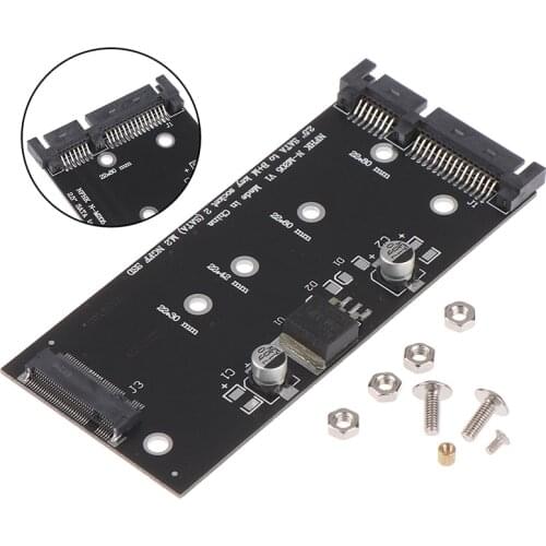 B+M ke M.2 ssd ngff to 2.5inch 15pin sata3 pc converter adapter card