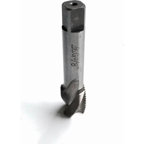 Free shipping 1pc HSS 55 degree G1/8"-28 HSS BSP Parallel British Standard Pipe Spiral fluteTap hss machineTaps right hand