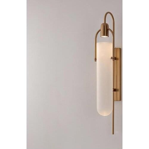 Sconces Northern Europe Creative tube Hotel prototype room Wall lamp Living room Art machine head Bedroom The study Led Wall