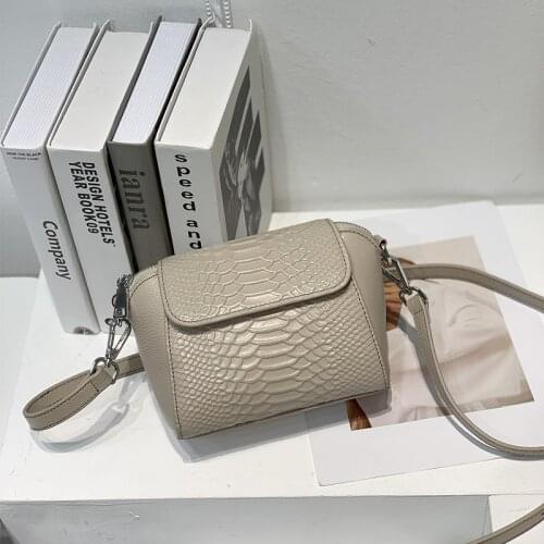 BRIGGS New Small Shell Genuine Leather Womens Messenger Bag Vintage Handbag High Quality Shoulder Bags Female Crossbody Purse