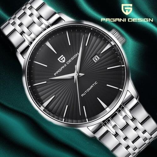 PAGANI Design Luxury Mens Watch Top Brand Automatic Mechanical Watch Mens Business Stainless Steel Wristband Waterproof Watch