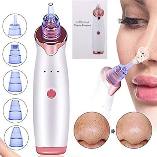 Electric Blackhead Removal Face Pore Cleaning Device Skin Beauty Apparatus Skin Scrubber Nose Vacuum Remover Skin Scrubber