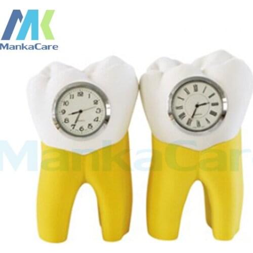 Artware Tooth Clock resin handicraft Dentist Gift Resin Crafts Dental clinic decoration furnishing articles Creative Artwork