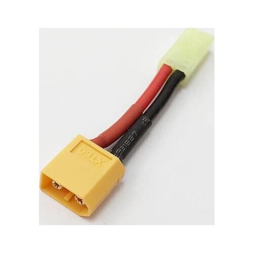 XT60 male to Small Tamiya female dapter Converter cable 50mm for RC Lipo Battery
