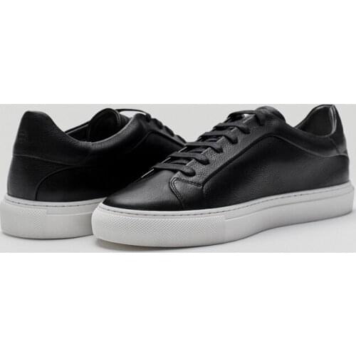 SOUTHLAND Summer Causal Vulcanized Shoes men England Fashion Genuine Leather Comfortable Round Toe Shoes Sneakers men Shoes Man