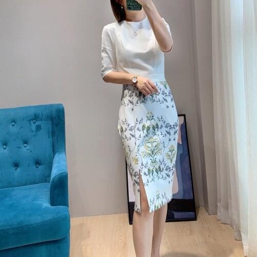 2021 New Collections Bodycon Hourglass Shift Floral Print Dress Size 1-4 UK Fashion