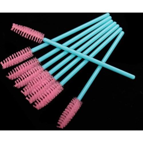 Hot 500Pcs Eyelash Brushes Makeup Brushes Disposable Mascara Wands Applicator Spoolers Eye Lashes Cosmetic Brush Makeup Tools