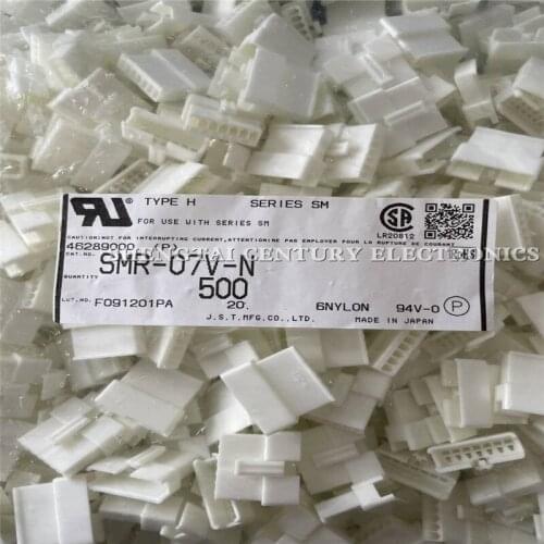 Caixas de cor branca SMR-07V-N Conectores terminais de caixas 100% de peças novas e Originais