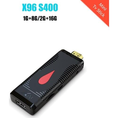 X96 S400 TV Box Android 10.0 Mini Smart Tv stick Allwinner H313 Quad Core 2G 16g 2.4GWIFI 4K TV Dongle Media Player Set top Box