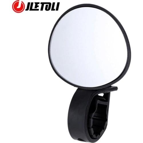 JLETOLI Universal Adjustable 360 Degree Rotate Bicycle Handlebar Rear View Mirror Cycling Safe Rearview Mirror Bike Accessories
