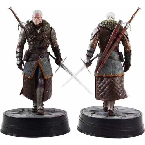 Witcher-ed 3 Wild 907 Wolf Hunt Geralt Action Figure Model Toys Gift Doll