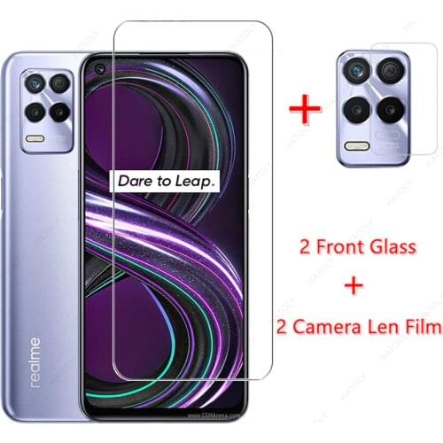 Tempered Glass for Realme 8s 5G Glass for Realme 8s 5G Screen Protector Camera Len Film for Realme 8 7 Pro 5G 8i 7i Global