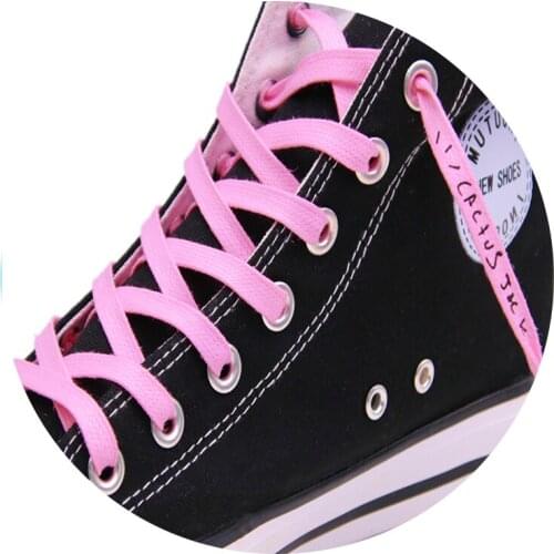 Pro Womens Boots 2021 100% Cotton Flat Cute High Top Mid All Star Shoelace Easy Boost Sneakers Hat Waist Cordon Zapatilla