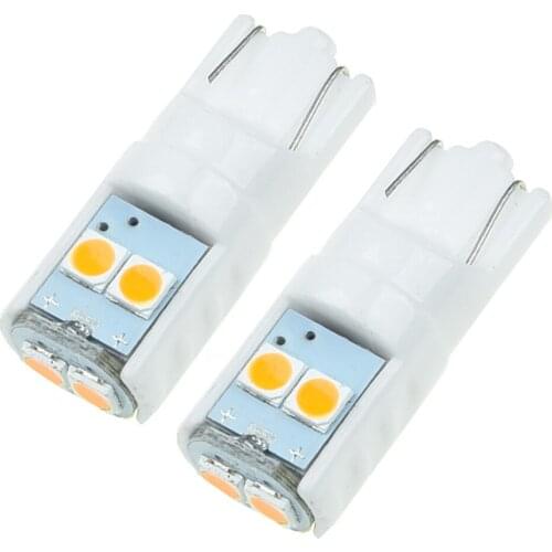 2PCS T10 W5W Super Bright High Quality LED Wedge Parking Bulbs Car Dome Reading Lamps WY5W 168 501 2825 Auto Turn Side Light