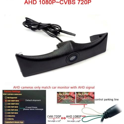 Color AHD 180deg CCD High Quality insert Car Vehicle Logo Front View Camera for Audi A4L 2017 Front Brand camera