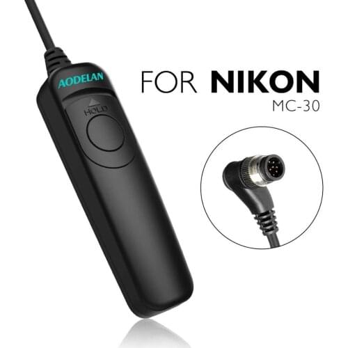 AODELAN RS-N8 Cable Shutter Release Remote Control for D850,D3,D4,D40s,D5,D800,D800E,D810,D810A,D700,D500.Replaces Nikon MC-30A