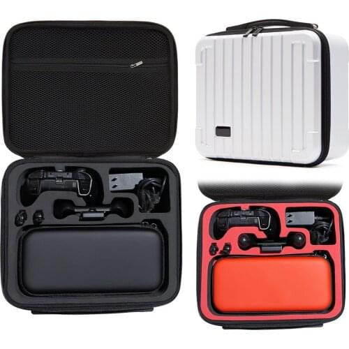 2Pcs Bag Big Capacity Zipper ABS Hard Carrying Case Storage Bag Suitcase Shell for NS Switch Console Travel Bag Protective Cover
