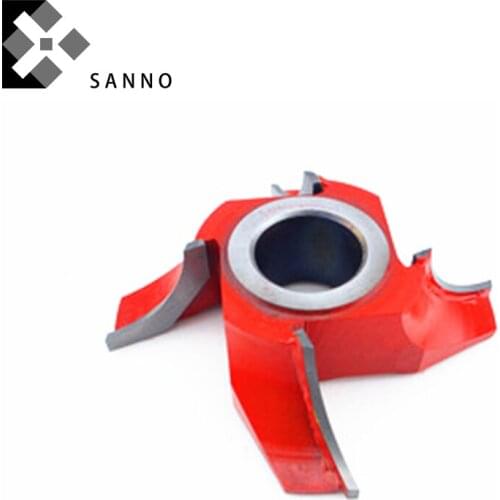 R30 - R60 Wood cutting tool internal diameter 35mm 1/4'' corner rounding end mills TCT shaper cutter head R half circular cutter