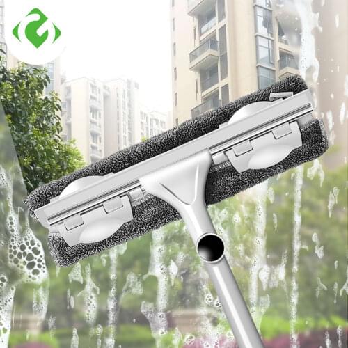 Glass Cleaning Tools Multifunction Accessories Stainless steel Long Handle cleaning brush Scalable and rotatable Banana scraper