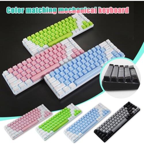 68 Keys Mechanical Keyboard Type-c Bluetooth 5.0 Wireless Rgb Backlight Mechanical Keyboards For Laptop Pc Беспроводная Клавита