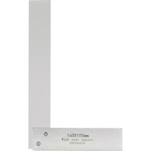 Machinist Square 90 Degree Right Angle Engineer Set Precision Ground Steel Hardened Angle Ruler wide seat square