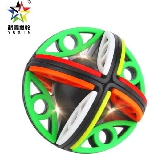 Newest Yuxin 2X2 Magic Eye cube smooth stable Speed Ball Cool Toys Puzzles anxiety stress reliever 2x2 Tiled Puzzle Spherical