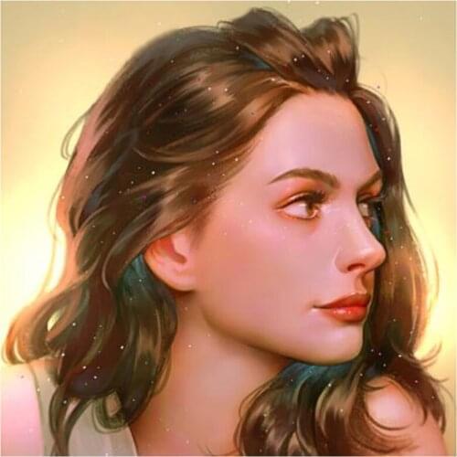 New Arrivals 5D DIY Full Round Diamond Painting Cartoon Girl 3D Embroidery Cross Stitch Rhinestone Mosaic Home Decor Gift Y1259