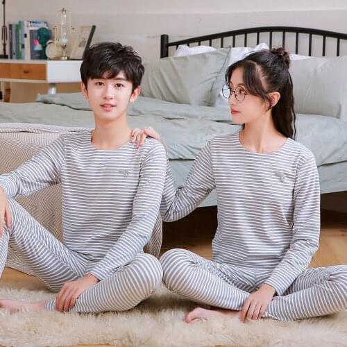 Teens Pijamas 37° Constant Temperature Thermal Underwear Pyjamas Kids Clothes Sets Boy Sleepwear Warm Pajamas For Girls 4 6 8Y