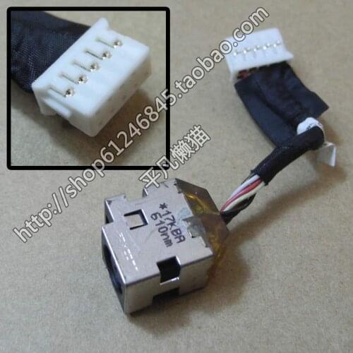 DC Power Jack with cable For HP ENVY 17-3000 661451-301 laptop DC-IN Flex Cable