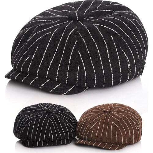 Fashion Children Hat New Striped Kids Beret Hats Cotton Newsboy Cap Formal Party Boy Girl gGentleman Caps Unisex Beanies Bonnets